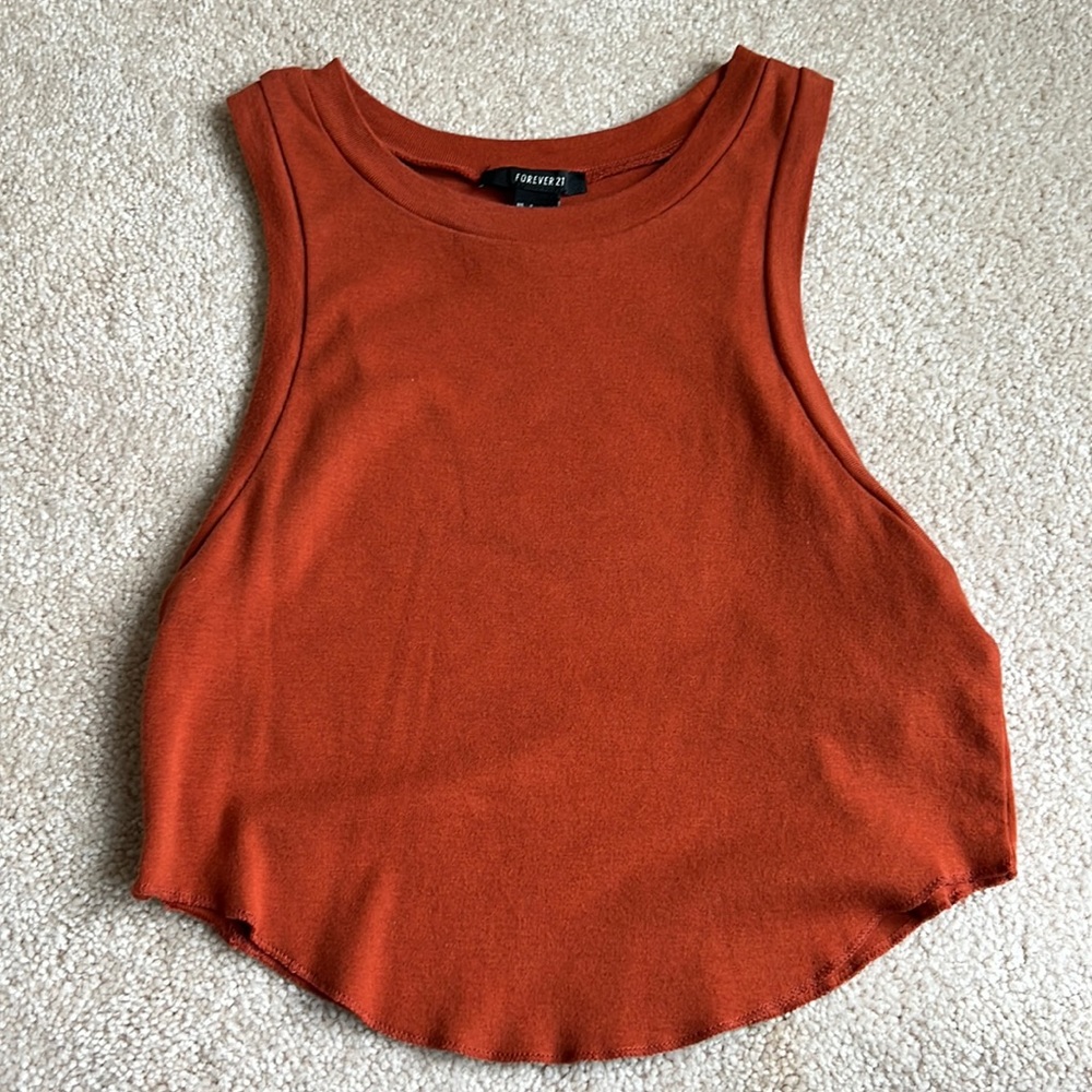 Forever 21 Cropped Muscle Tank